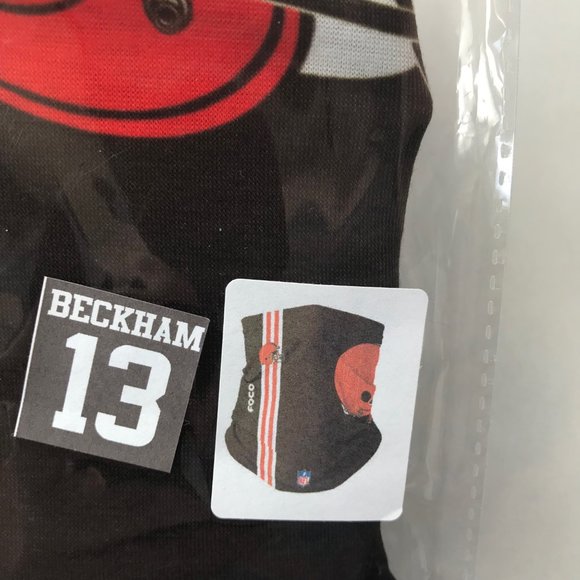 FOCO Men's NFL Brown's Gaiter Scarf Double Layer New - Picture 6 of 9